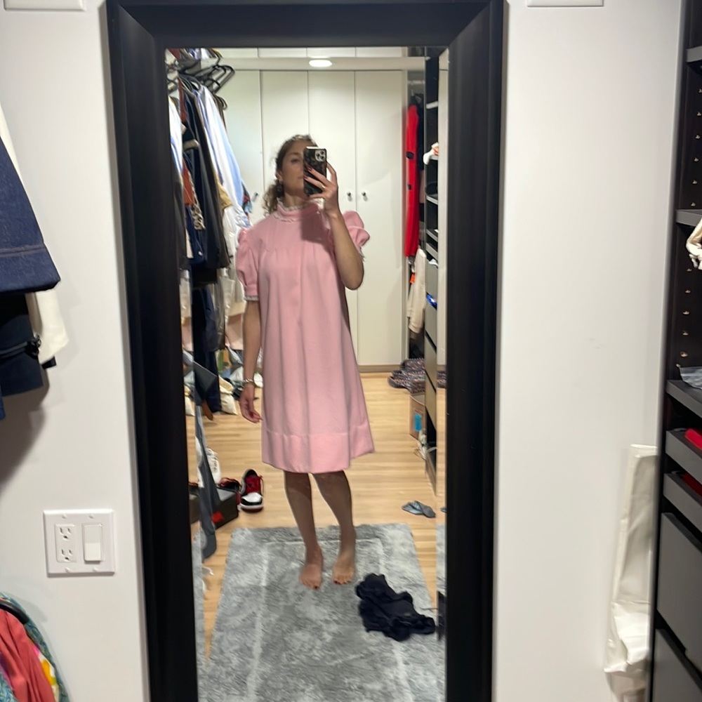 Vintage pink house dress